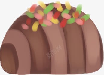 卡通巧克力蛋糕七夕情人节png免抠素材_新图网 https://ixintu.com 卡通 巧克力 情人 蛋糕