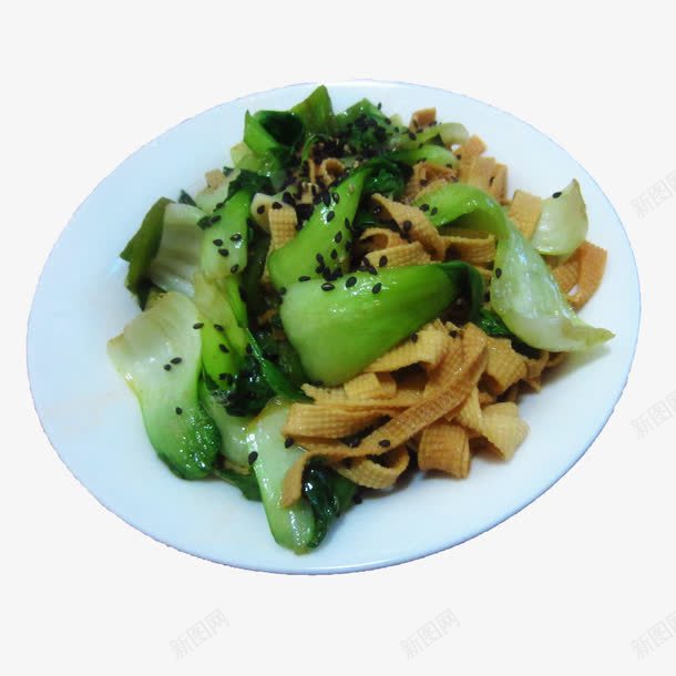 小油菜炒豆皮png免抠素材_新图网 https://ixintu.com 小油菜 绿色 美食 蔬菜 豆皮炒冬笋 配菜 食物