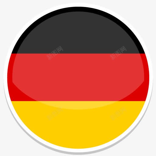 德国2014世界杯标志平图标png_新图网 https://ixintu.com Germany 德国