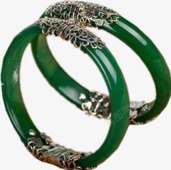 绿色手镯装饰素材