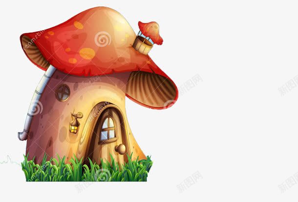 蘑菇可爱卡通彩色png免抠素材_新图网 https://ixintu.com 卡通 可爱 彩色 蘑菇
