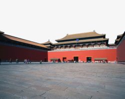 北京故宫午门古建筑素材