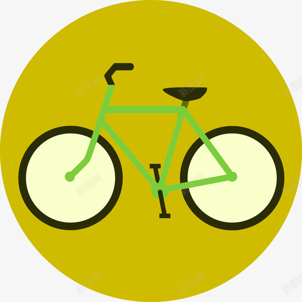 共享单车矢量图eps免抠素材_新图网 https://ixintu.com 公共自行车 共享单车 单车 卡通 扁平化 矢量单车 自行车 矢量图