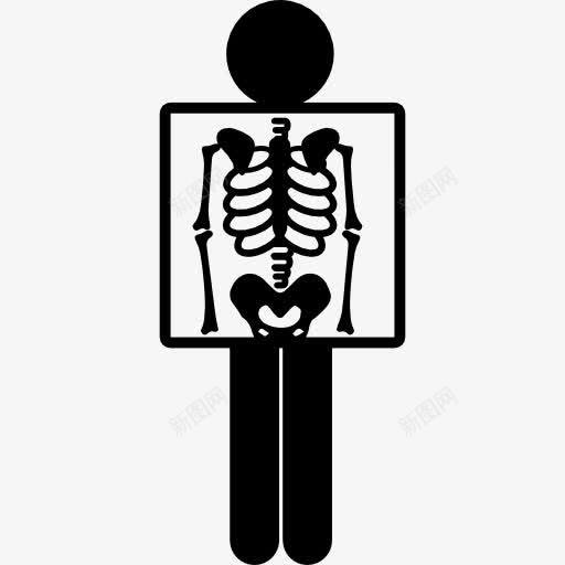 X射线对人图标png_新图网 https://ixintu.com X射线 人 健康图标集 医疗 男性 站