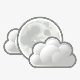 几云晚上状态图标png_新图网 https://ixintu.com 2 clouds few night weather 云 几 晚上
