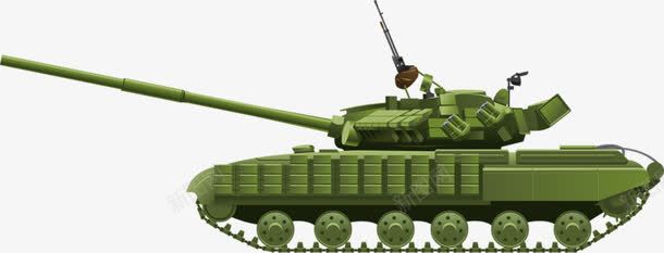绿色坦克png免抠素材_新图网 https://ixintu.com 军队 卡通 坦克 绿色