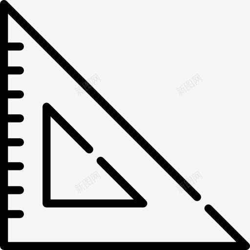 广场图标png_新图网 https://ixintu.com 三角测量 几何 尺子 工具和用具 测量 绘图