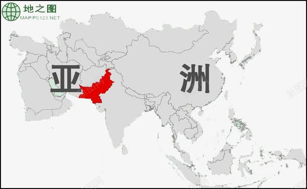 亚洲概况png免抠素材_新图网 https://ixintu.com 亚洲 亚洲地图 地图 地球 概况
