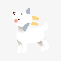 可爱的小羊素材