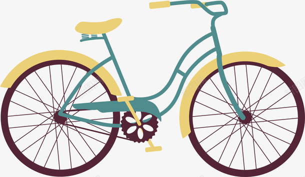 自行车大赛绿色自行车png免抠素材_新图网 https://ixintu.com 停放的自行车 单车 无后座自行车 绿色自行车 自行车大赛 黄色坐垫