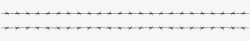 两根铁丝两根水平的带刺铁丝高清图片