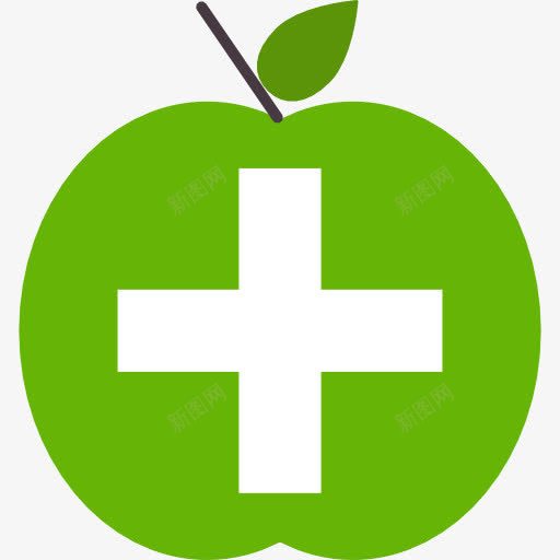 医疗图标png_新图网 https://ixintu.com 保健和医疗 医疗 水果 苹果 饮食