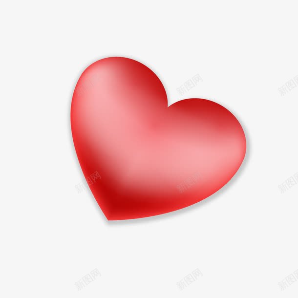 心形3D图标png_新图网 https://ixintu.com 情感 爱情 爱没有距离 红色 装饰