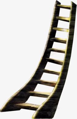 木制阶梯木制梯子高清图片