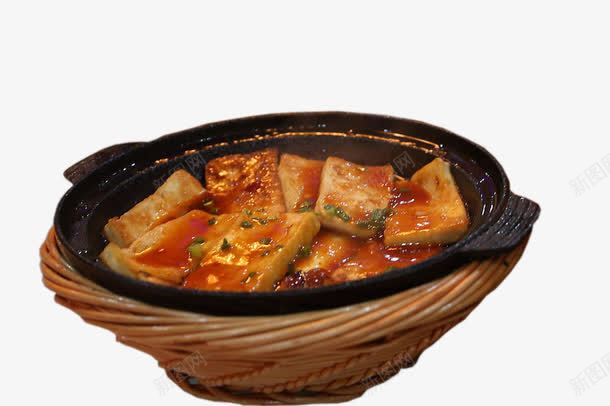 麻辣家常豆腐png免抠素材_新图网 https://ixintu.com 家常菜 干锅 美食 菜肴 豆腐 食材 食物