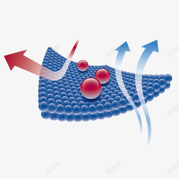 透气标png免抠素材_新图网 https://ixintu.com 气体 蓝色 透明