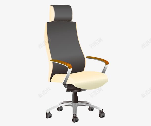 3D办公转椅png免抠素材_新图网 https://ixintu.com 3D办公转椅 办公室 家具