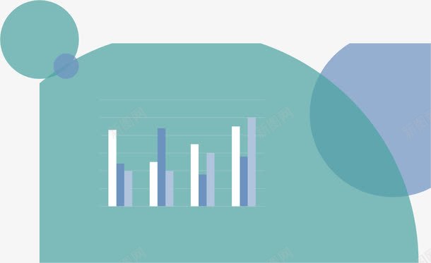 圆形柱状图png免抠素材_新图网 https://ixintu.com 圆形 扁平化 数据图表 柱状图