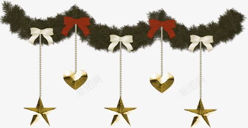 圣诞星星装饰png免抠素材_新图网 https://ixintu.com merry 圣诞 圣诞叶子 圣诞背景装饰