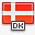 国旗丹麦FatCow的主机附加的图标图标