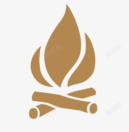 咖啡色之火焰2图标png_新图网 https://ixintu.com 咖啡 形状 火 装饰