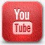 youtube皮革社交媒体图标图标