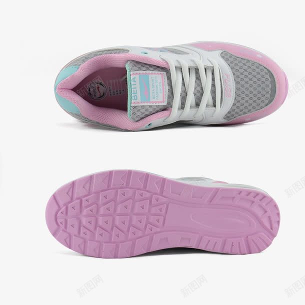 粉色运动鞋正反psd免抠素材_新图网 https://ixintu.com 正反 粉色 运动鞋