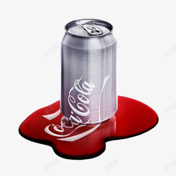 褪色可乐png免抠素材_新图网 https://ixintu.com 可乐 罐子 设计素材 饮料