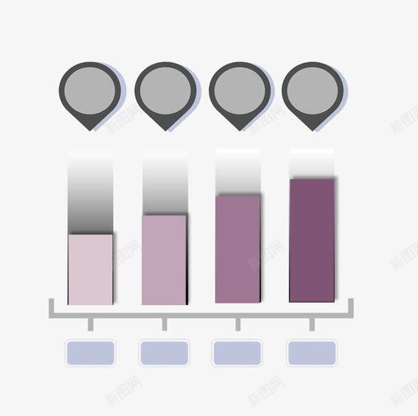 渐变风格数据分析柱形图png免抠素材_新图网 https://ixintu.com 商务分析 数据分析 渐变柱形图 渐变风格
