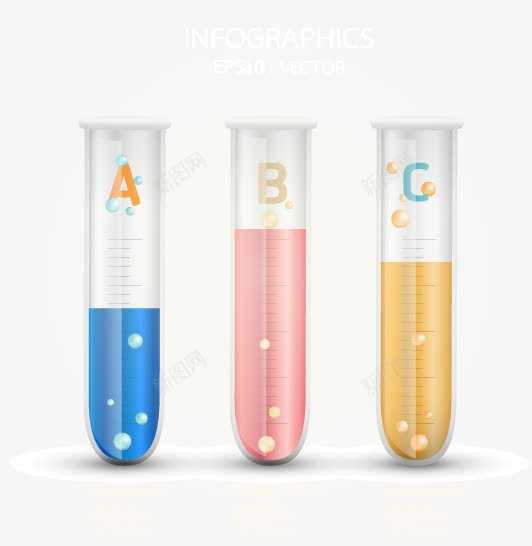化学试验矢量图eps免抠素材_新图网 https://ixintu.com 化学试验 彩色 矢量图