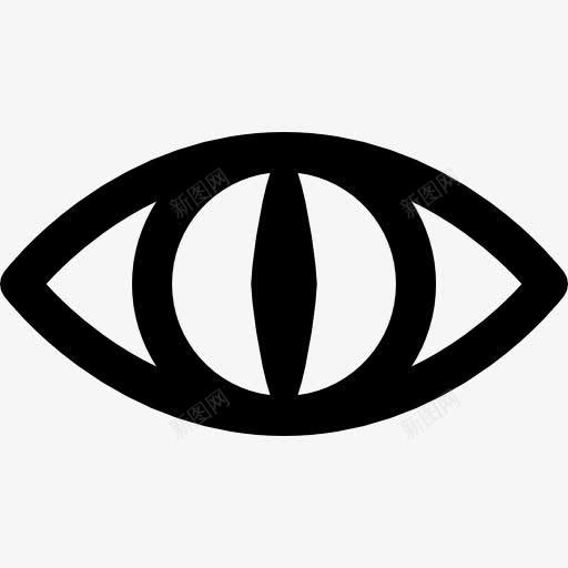 猫的眼睛图标png_新图网 https://ixintu.com 光学 医疗 眼睛 眼科 视觉 身体部位