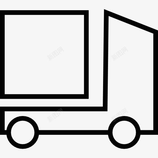 矩形的送货车图标png_新图网 https://ixintu.com 交货 货物交付 运输卡车