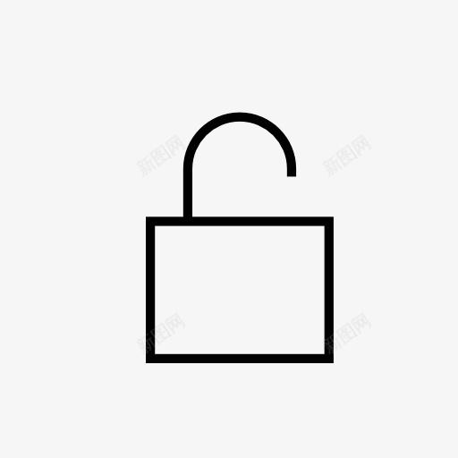 开锁图标png_新图网 https://ixintu.com unlock 解锁 锁