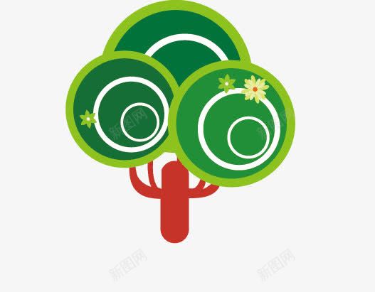 绿色植物矢量图eps免抠素材_新图网 https://ixintu.com 卡通 树 树干 树木 树枝 植物 绿色 矢量图