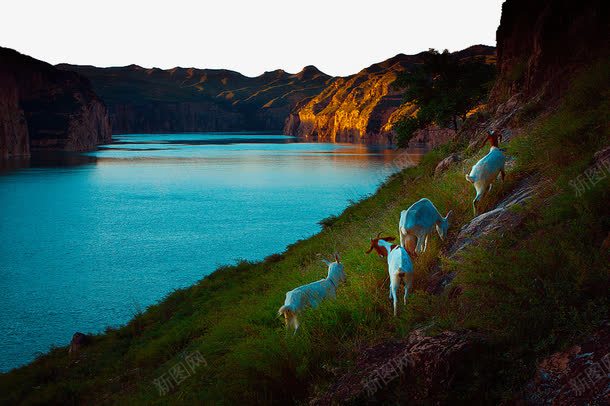 山西景点老牛湾png免抠素材_新图网 https://ixintu.com 山西景点 山西老牛湾 旅游景区 老牛湾 著名景点