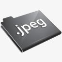 JPEG灰色德利奥斯系统图标图标