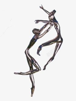 人物跳舞雕塑素材