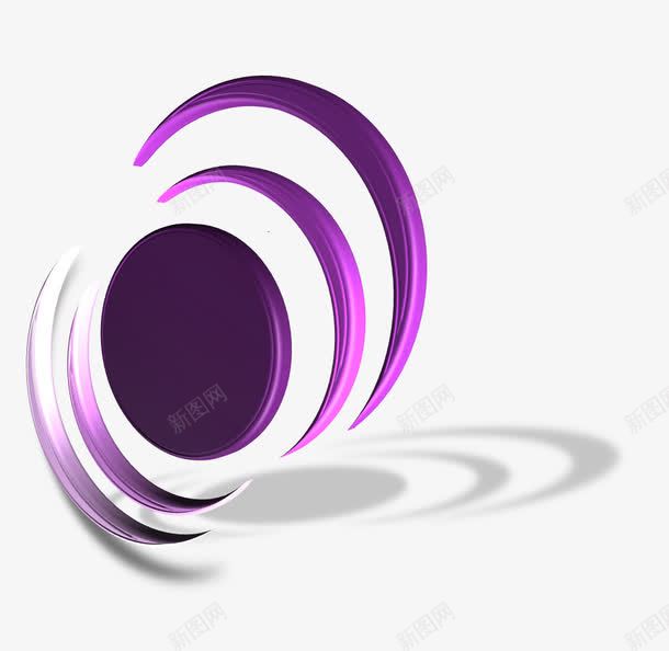 立体紫色眼睛png免抠素材_新图网 https://ixintu.com 标题栏 眼睛 科技 立体 紫色