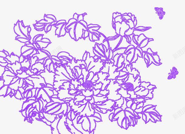 温暖紫色花朵蝴蝶png免抠素材_新图网 https://ixintu.com 温暖 紫色 花朵 蝴蝶