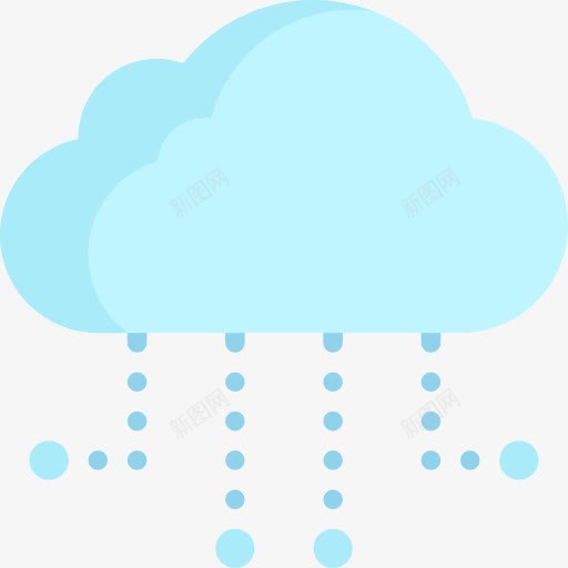 一朵下雨的云png免抠素材_新图网 https://ixintu.com 下雨 云朵 卡通