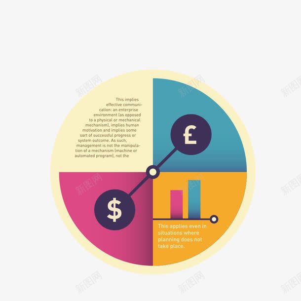 饼形数据分析图pptpng免抠素材_新图网 https://ixintu.com 数据分析图 矢量素材 饼形