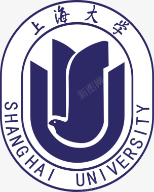 上海大学logo矢量图图标图标