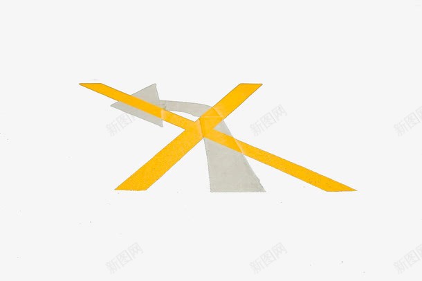 手绘交通标志图标png_新图网 https://ixintu.com 交叉线 交通标志 差差 手绘 线条 黄线