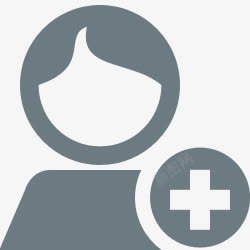 添加朋友添加的朋友webgreyicons图标高清图片