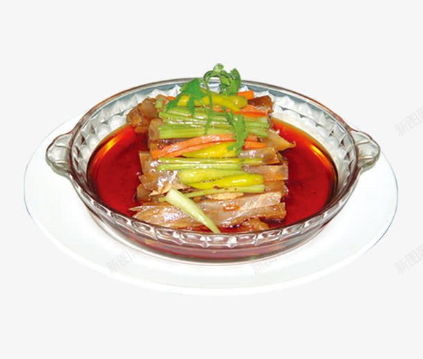 酱菜素食png免抠素材_新图网 https://ixintu.com 凉菜 盘子 肉食 食物