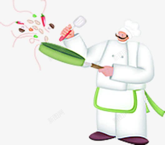 卡通可爱创意厨师做饭png免抠素材_新图网 https://ixintu.com 做饭 创意 卡通 厨师 可爱