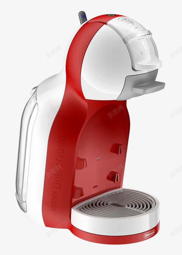 DOLCEGUSTO咖啡机png免抠素材_新图网 https://ixintu.com 产品实物 红色 饮料机