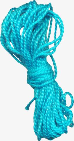 蓝色漂亮绳子素材