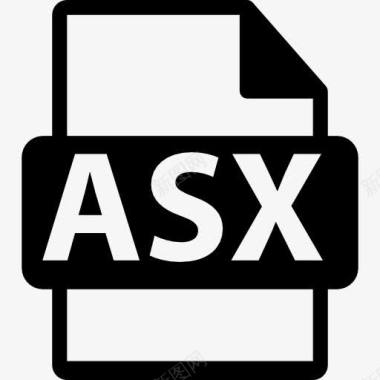 ASX文件格式符号图标图标