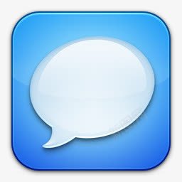 白色对话框iPhone质感圆角图标png_新图网 https://ixintu.com iphone png 图标 圆角 对话框 白色 质感